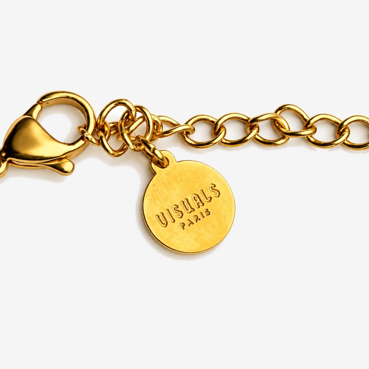 Signature Cuban Bracelet in Gold — studio view