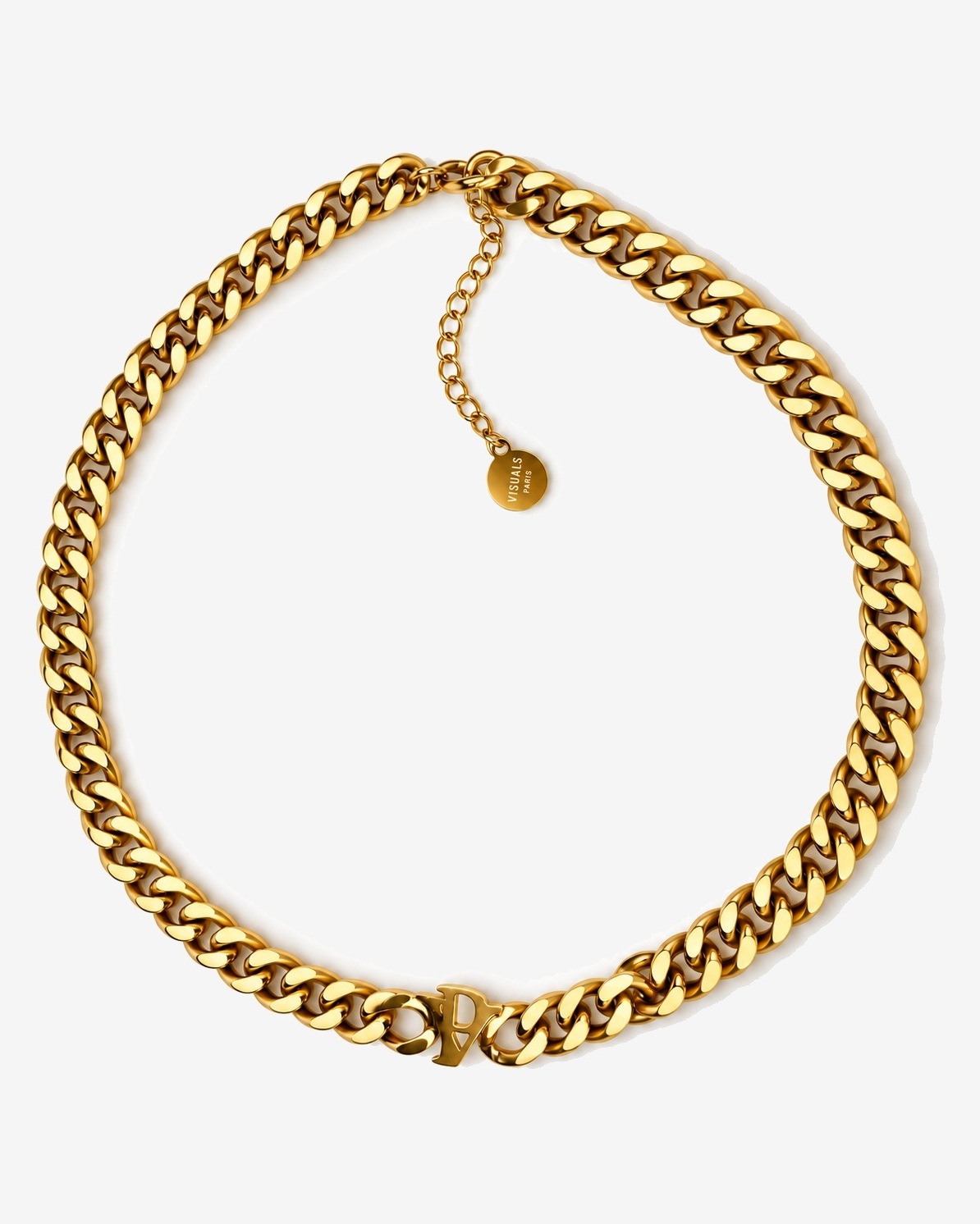 Signature Cuban Chain in Gold — studio view