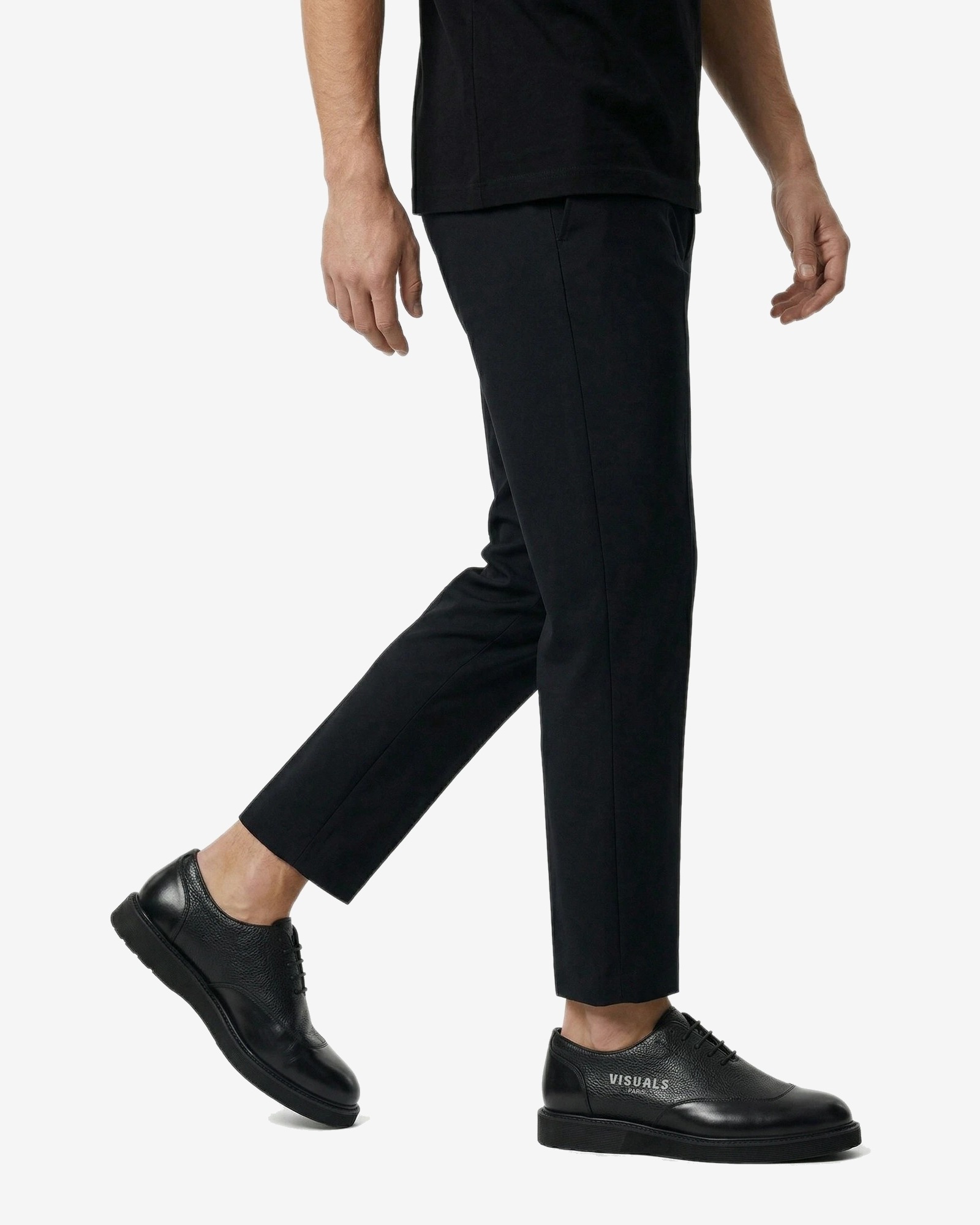 Classic Derby in Noir Pebbled alternate view