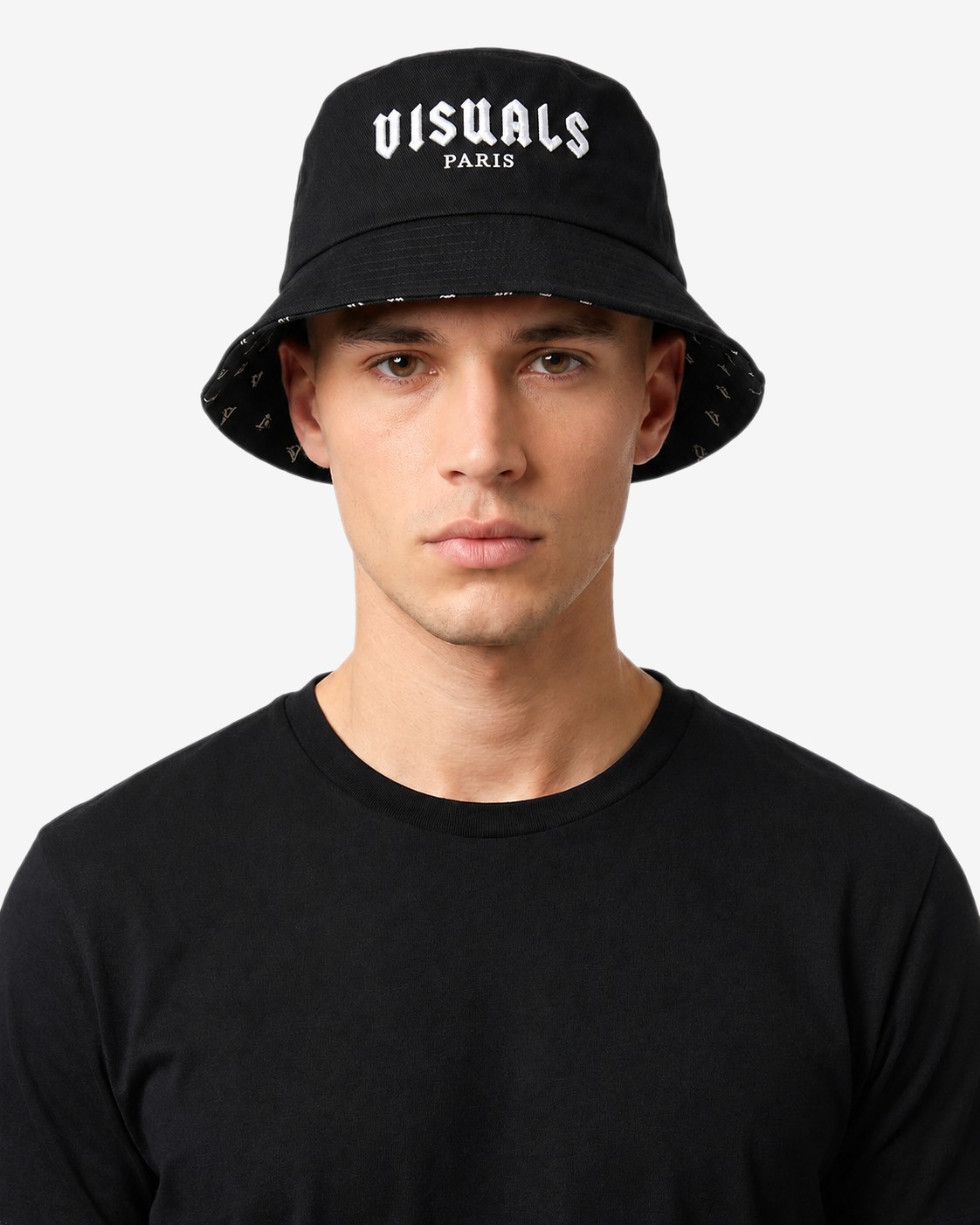 Monogram Reversible Bucket Hat — Noir in Noir alternate view
