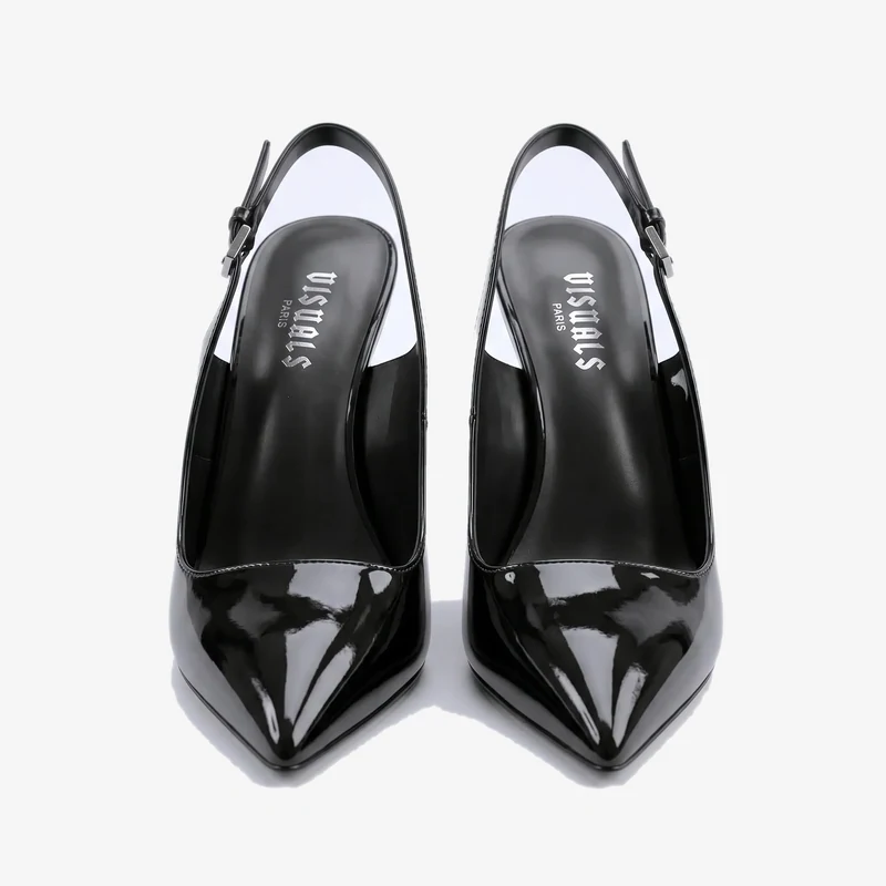 Noir Slingback Stiletto