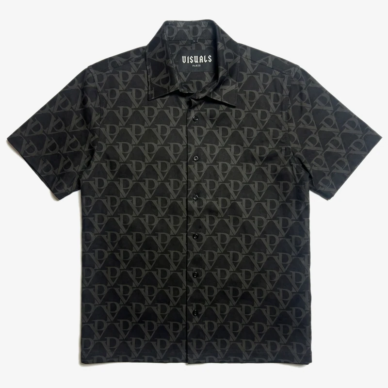 Monogram Camp Collar Shirt