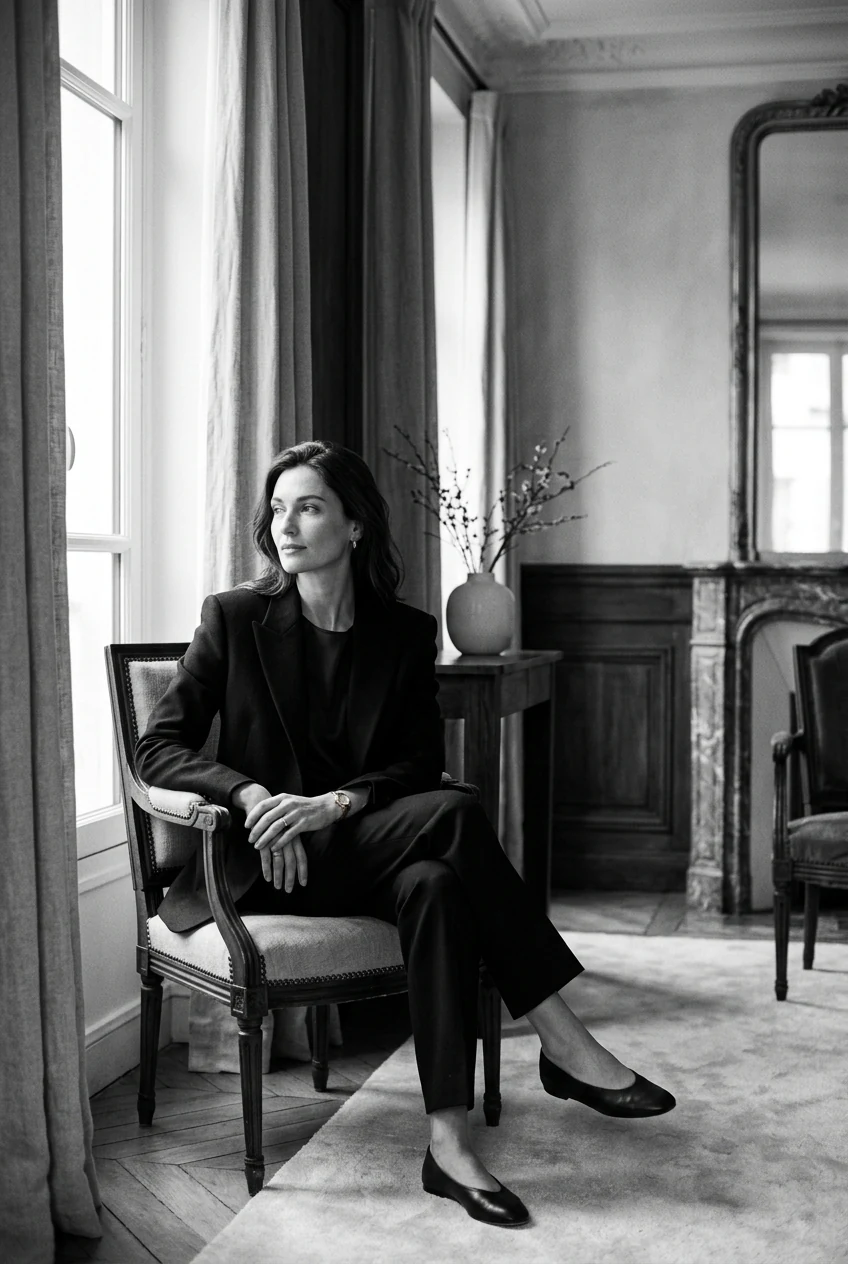A VISUALS PARIS private client in a quiet Parisian salon