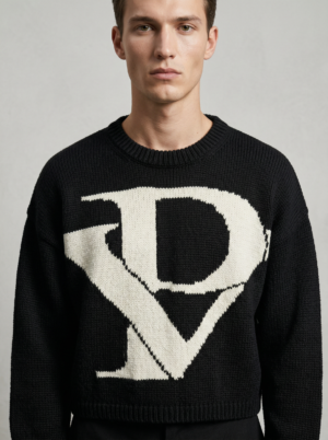 VISUALS PARIS — VP Monogram Oversized Knit
